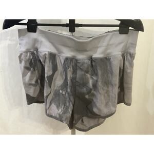 Zella Lavender and Gray Running Shorts size L